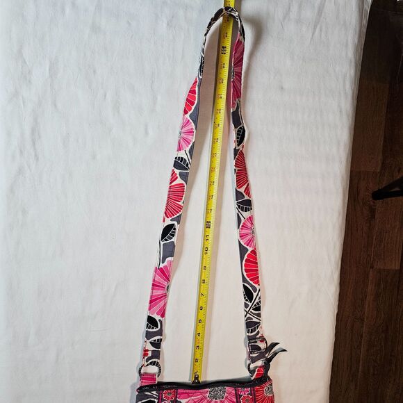 Vera Bradley Vintage Hipster Crossbody "Cherry Blossoms" Shoulder Purse Bag - Picture 9 of 9
